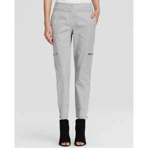 Eileen Fisher gray pants with zipper ankles and pockets Size Small